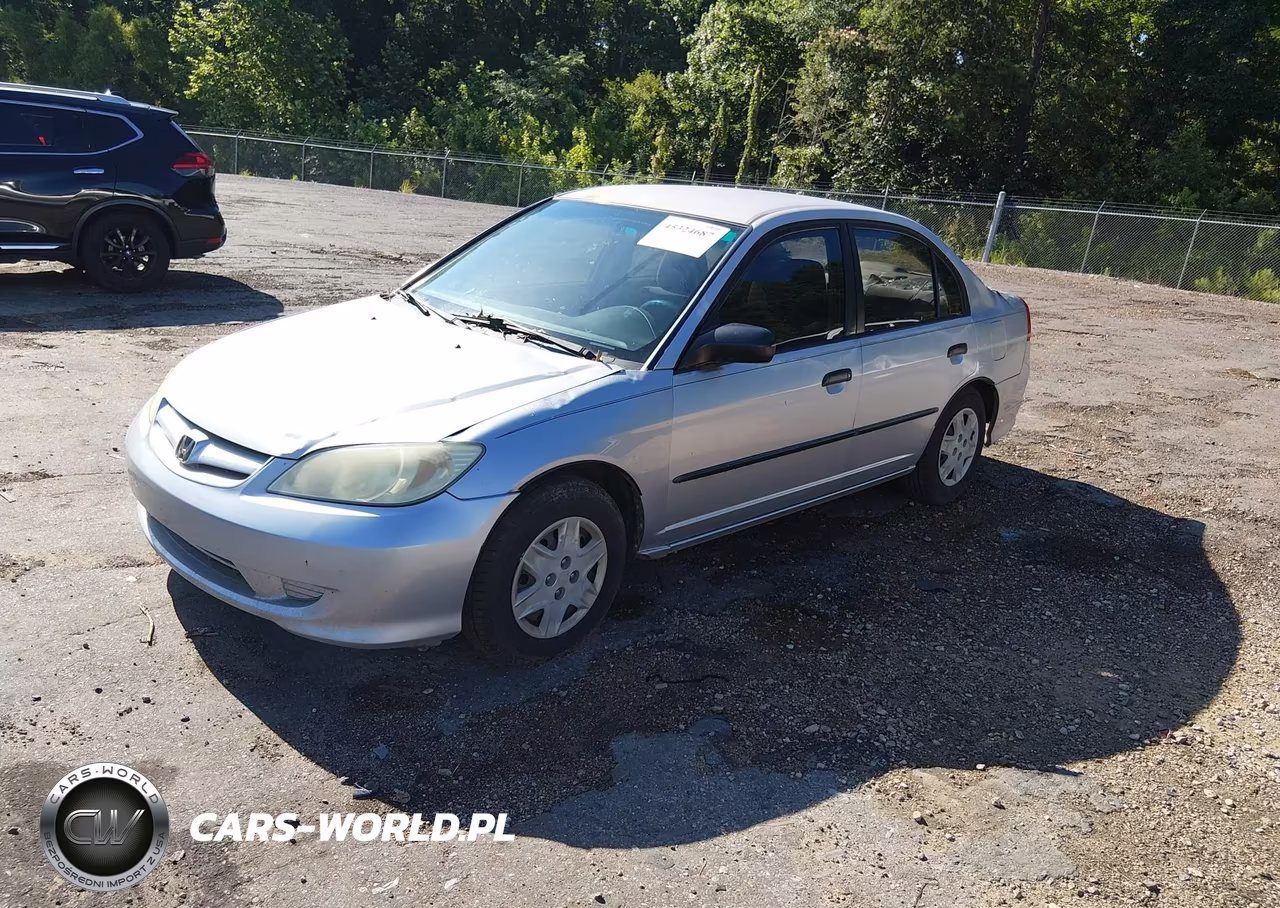 2004 Honda Civic Vp VIN:2HGES163X4H560537 - 2