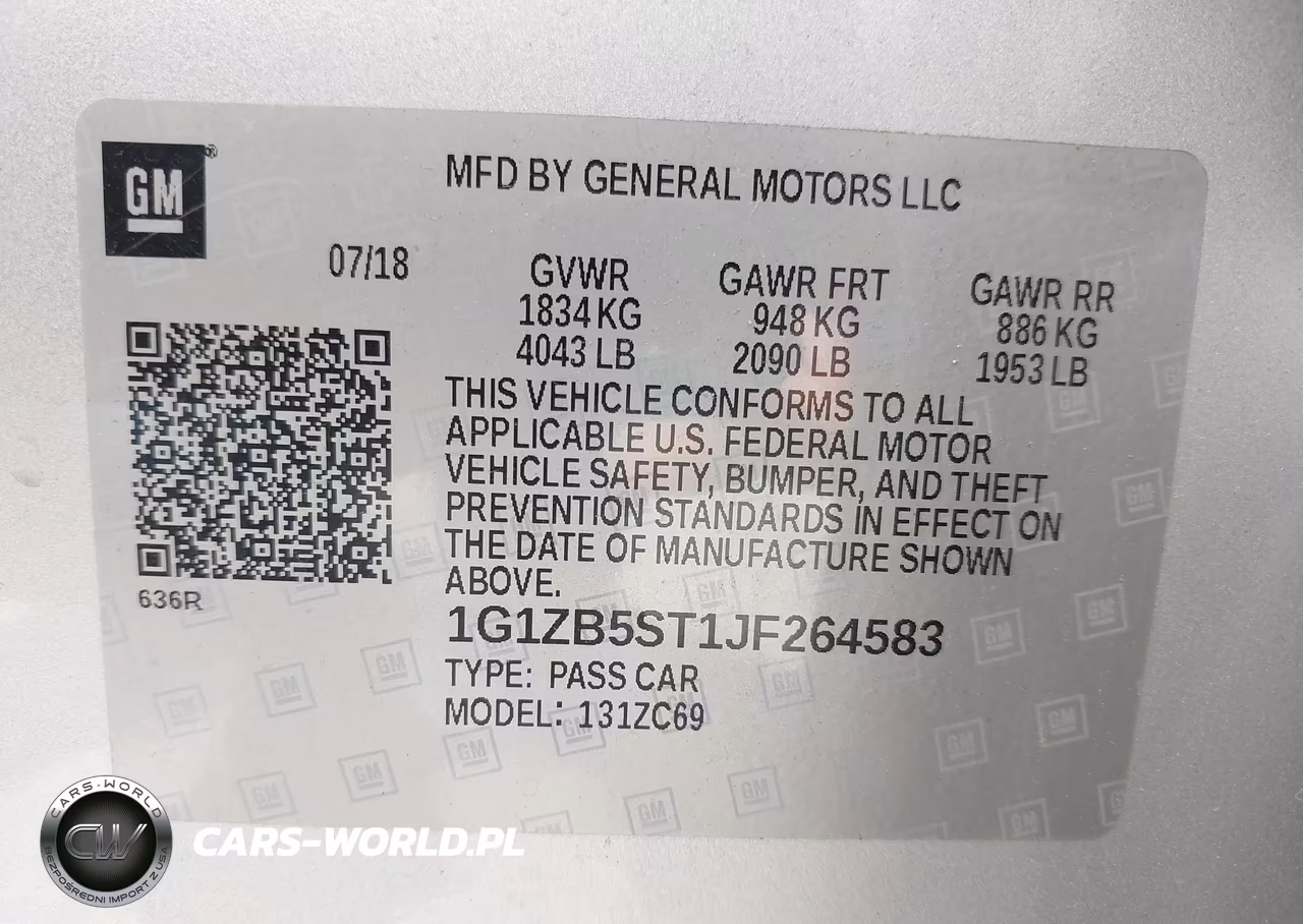 2018 Chevrolet Malibu 1Ls VIN:1G1ZB5ST1JF264583 - 9