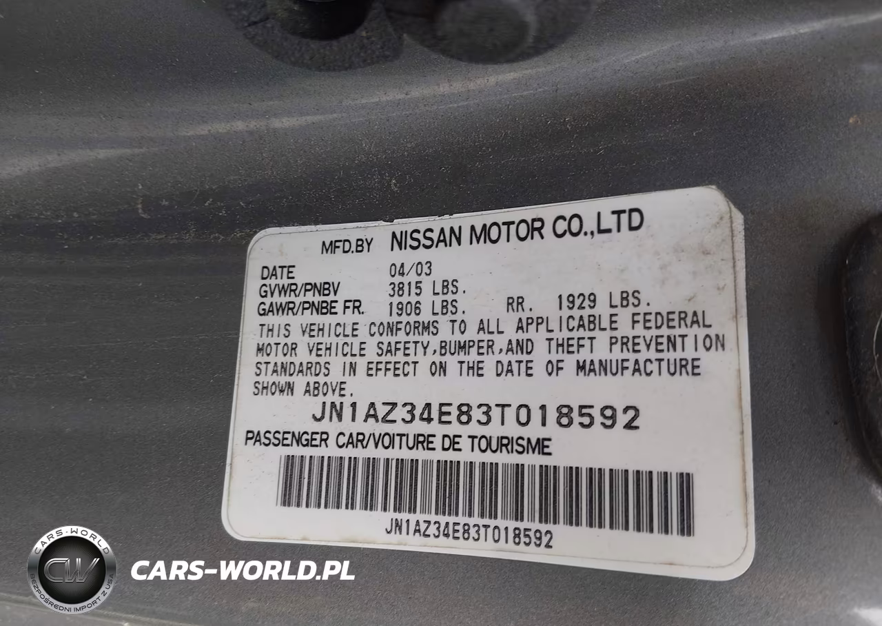 2003 Nissan 350Z Track VIN:JN1AZ34E83T018592 - 9