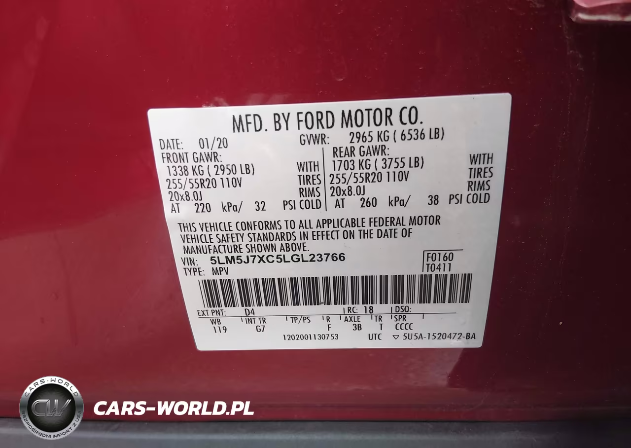 2020 Lincoln Aviator Reserve VIN:5LM5J7XC5LGL23766 - 9