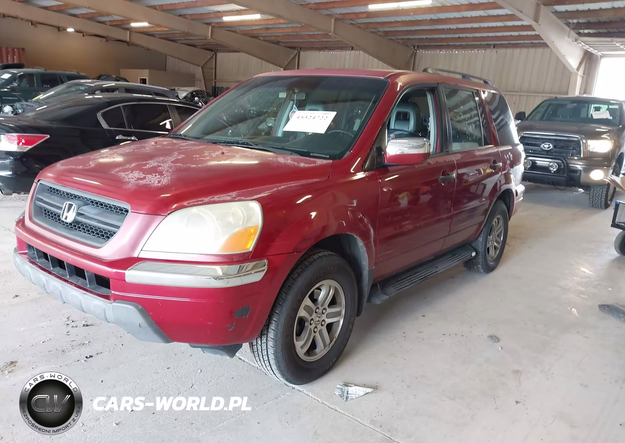 2003 Honda Pilot Ex-L VIN:2HKYF18583H510868 - 2