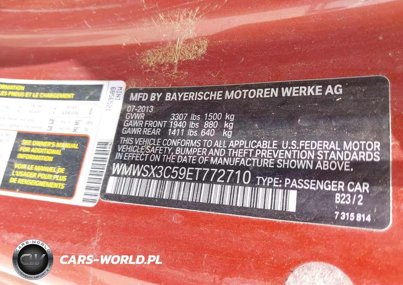 2014 Mini Coupe Cooper S VIN:WMWSX3C59ET772710 - 9