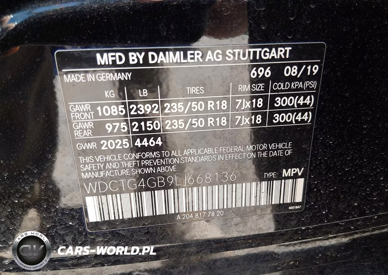 2020 Mercedes-Benz Gla 250 4Matic VIN:WDCTG4GB9LJ668136 - 9