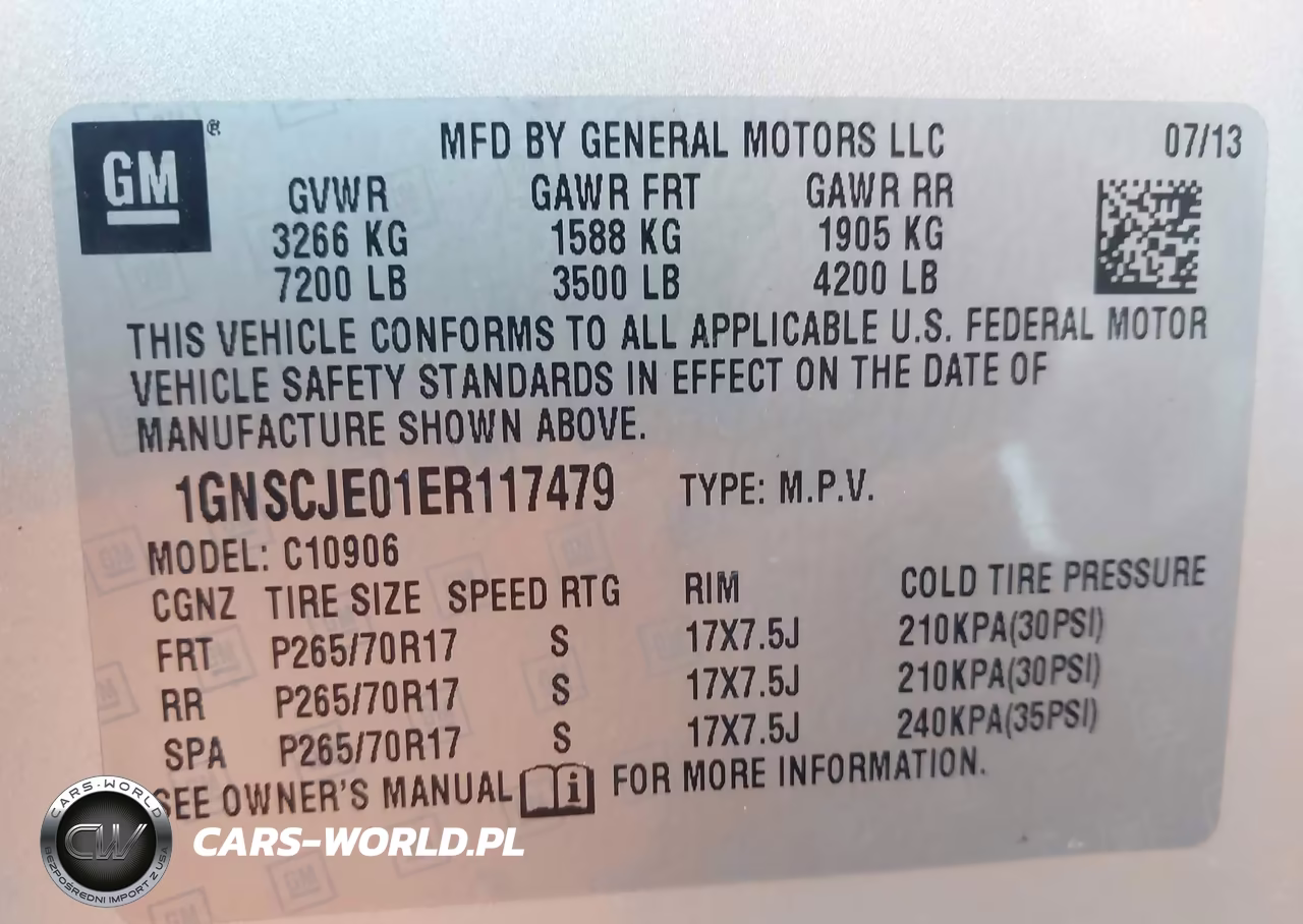2014 Chevrolet Suburban Lt VIN:1GNSCJE01ER117479 - 9