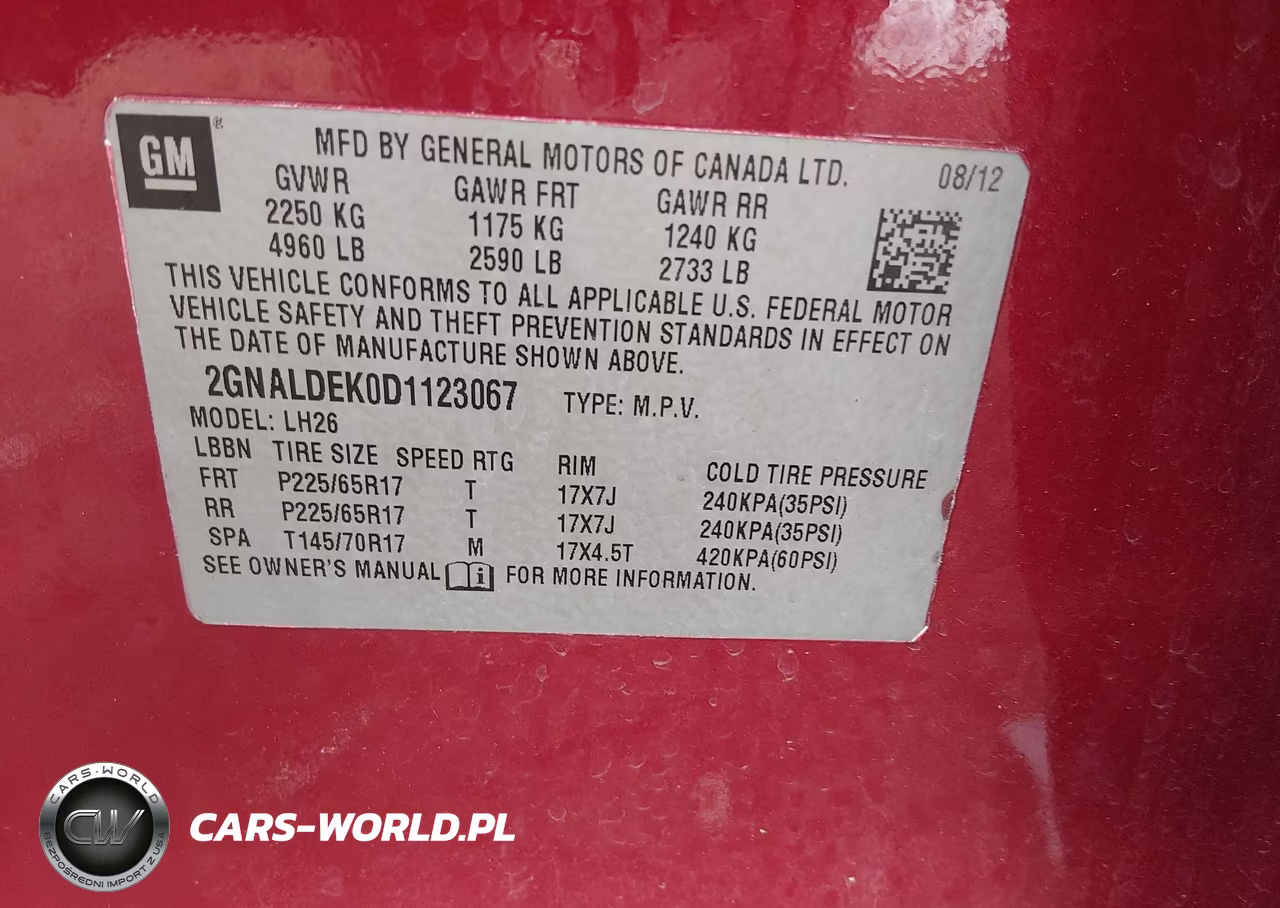 2013 Chevrolet Equinox 1Lt VIN:2GNALDEK0D1123067 - 9