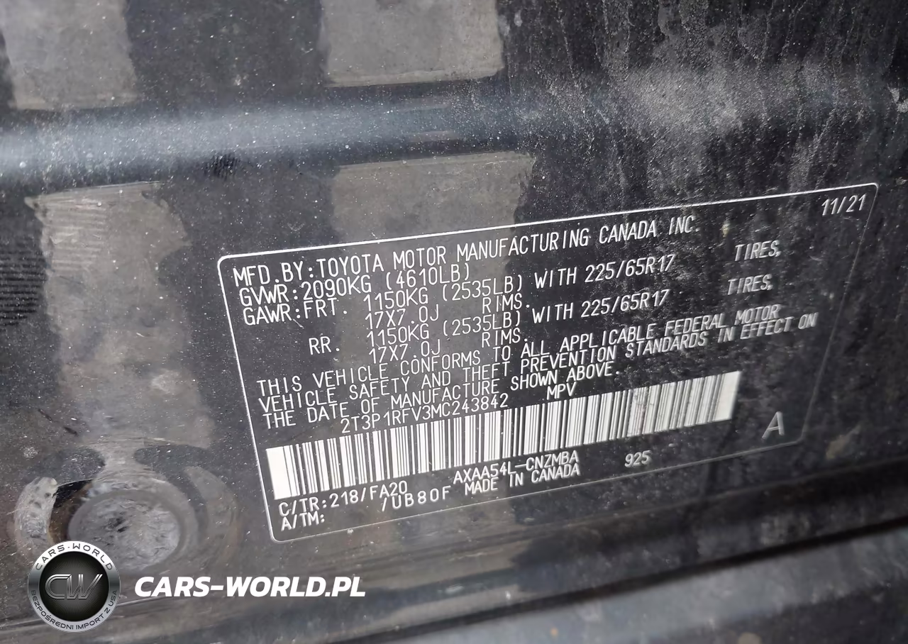2021 Toyota Rav4 Xle VIN:2T3P1RFV3MC243842 - 9
