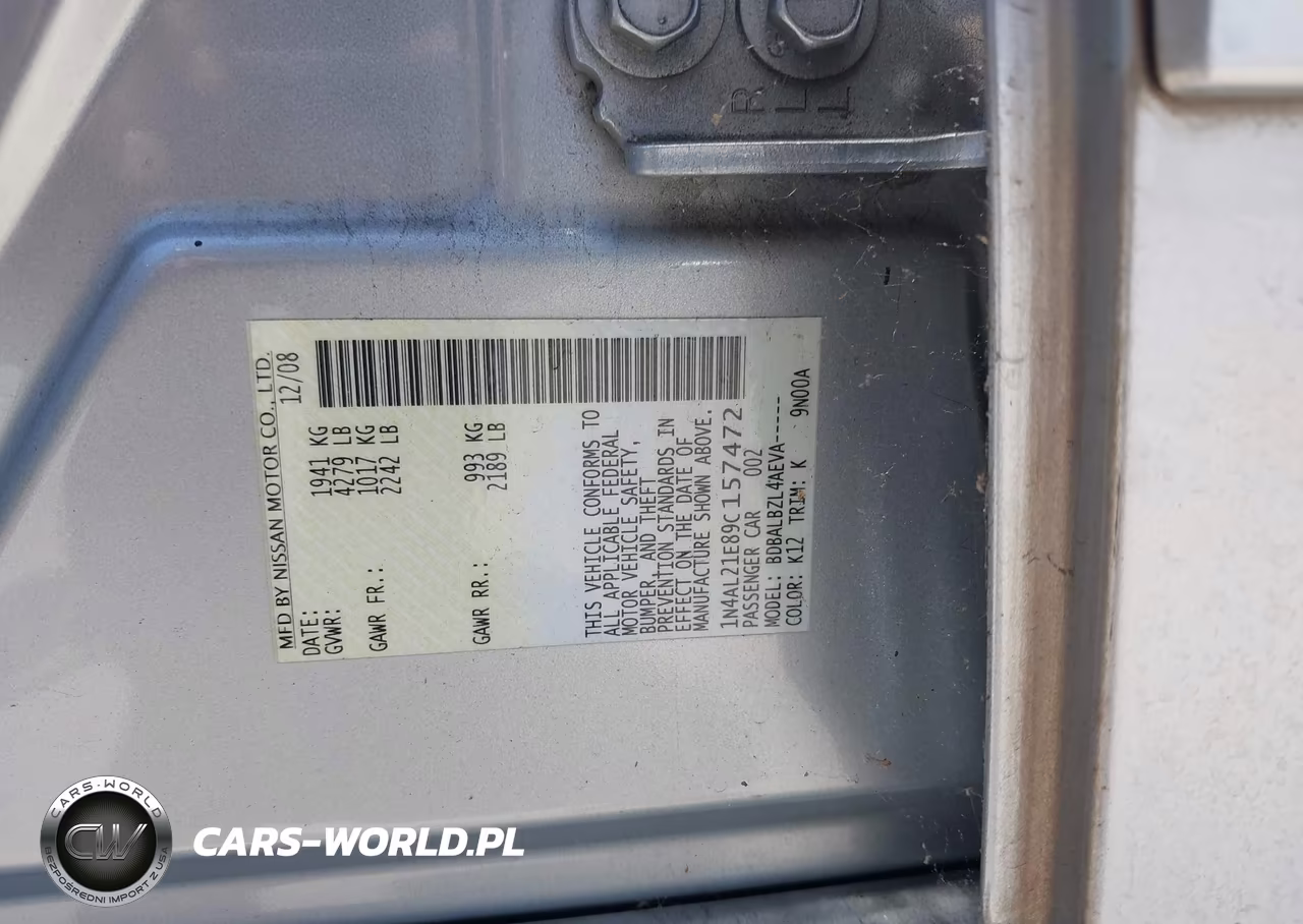 2009 Nissan Altima 2.5 S VIN:1N4AL21E89C157472 - 9