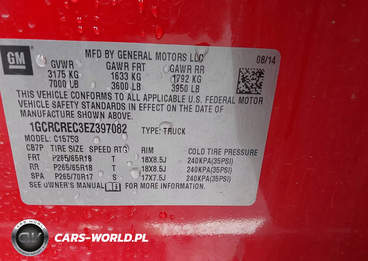 2014 Chevrolet Silverado 1500 1Lt VIN:1GCRCREC3EZ397082 - 9