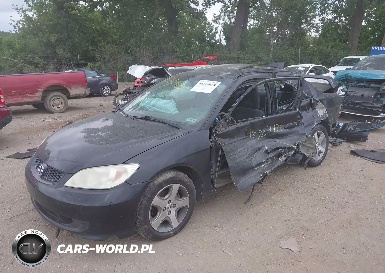2004 Honda Civic Ex VIN:1HGEM21084L072283 - 2