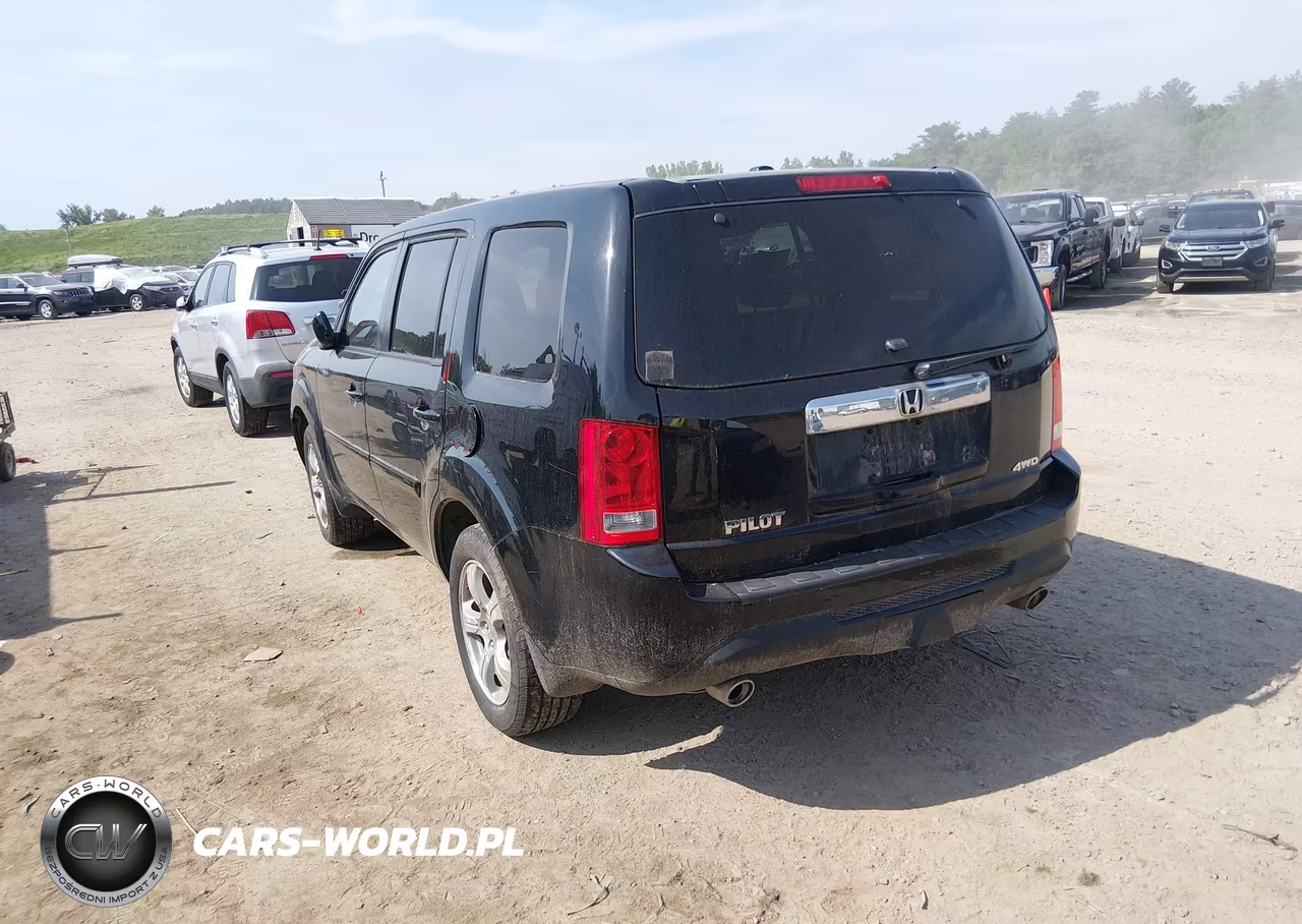 2013 Honda Pilot Ex-L VIN:5FNYF4H5XDB071223 - 3