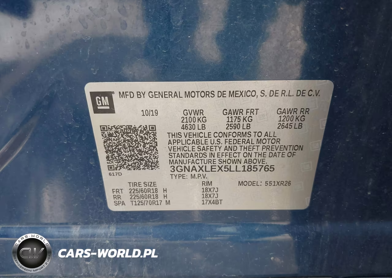 2020 Chevrolet Equinox Fwd Lt 2.0L Turbo VIN:3GNAXLEX5LL185765 - 9