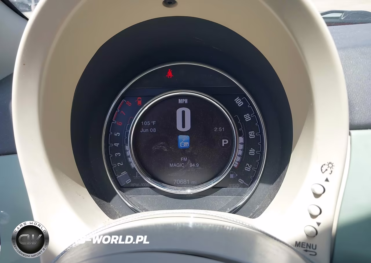 2017 Fiat 500 Pop VIN:3C3CFFKR4HT530338 - 7