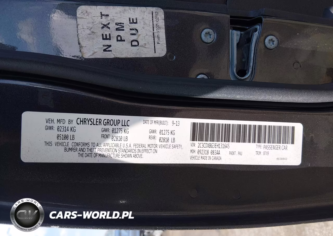 2014 Dodge Charger Se VIN:2C3CDXBG3EH131645 - 9