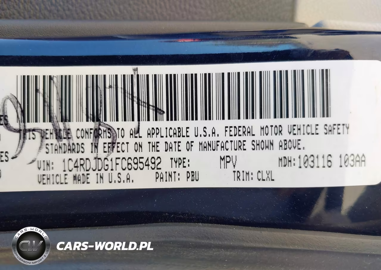 2015 Dodge Durango Limited VIN:1C4RDJDG1FC695492 - 9