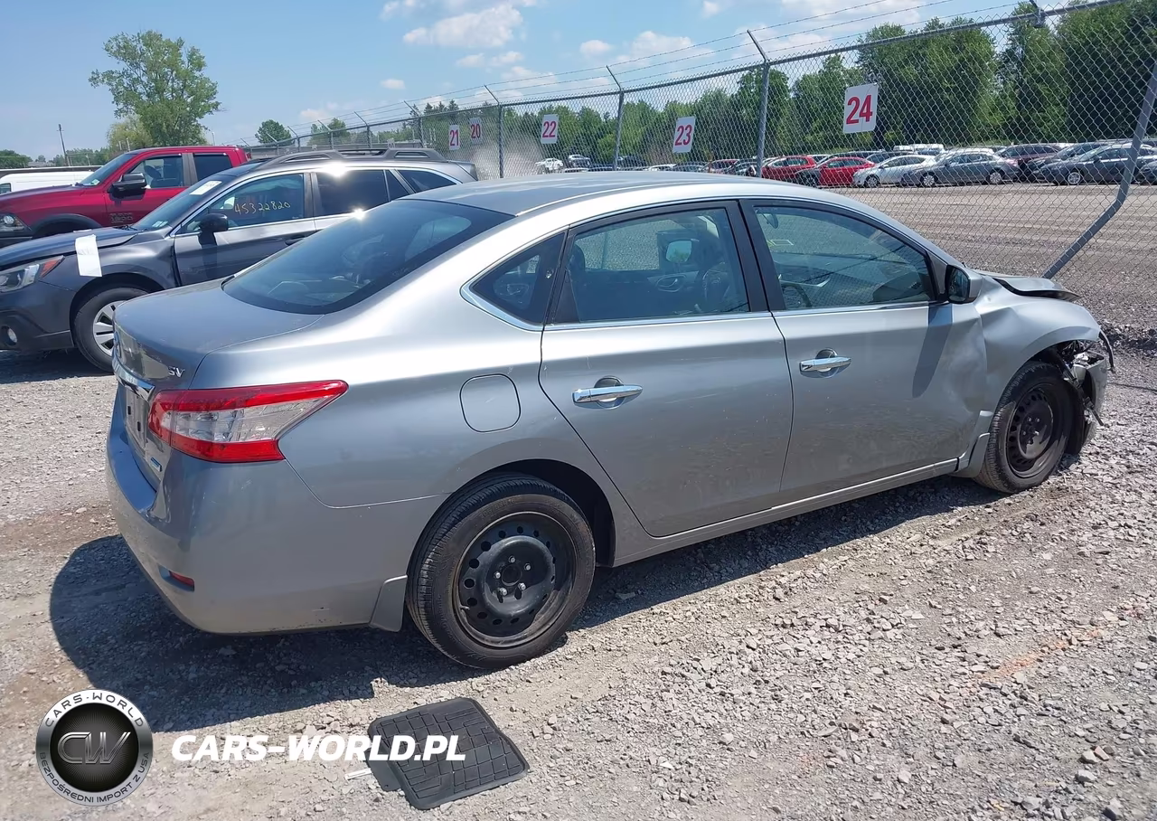 2014 Nissan Sentra Sv VIN:3N1AB7AP9EY337236 - 4