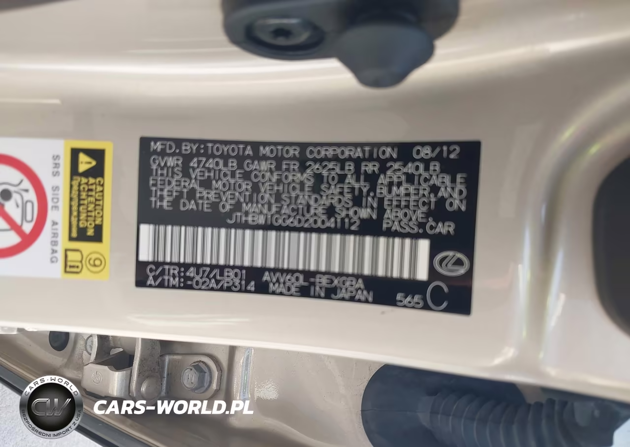 2013 Lexus Es 300H VIN:JTHBW1GG6D2004112 - 9