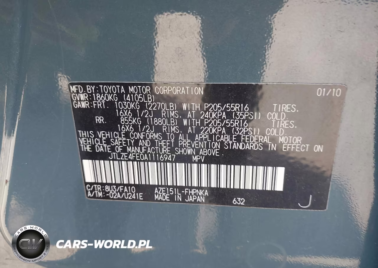 2010 Scion Xb VIN:JTLZE4FE0A1116947 - 9
