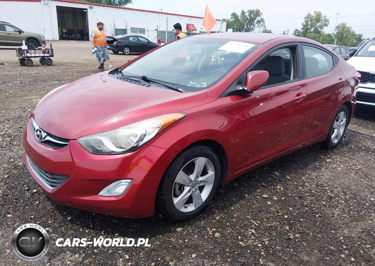 2013 Hyundai Elantra Gls VIN:5NPDH4AE1DH453449 - 2