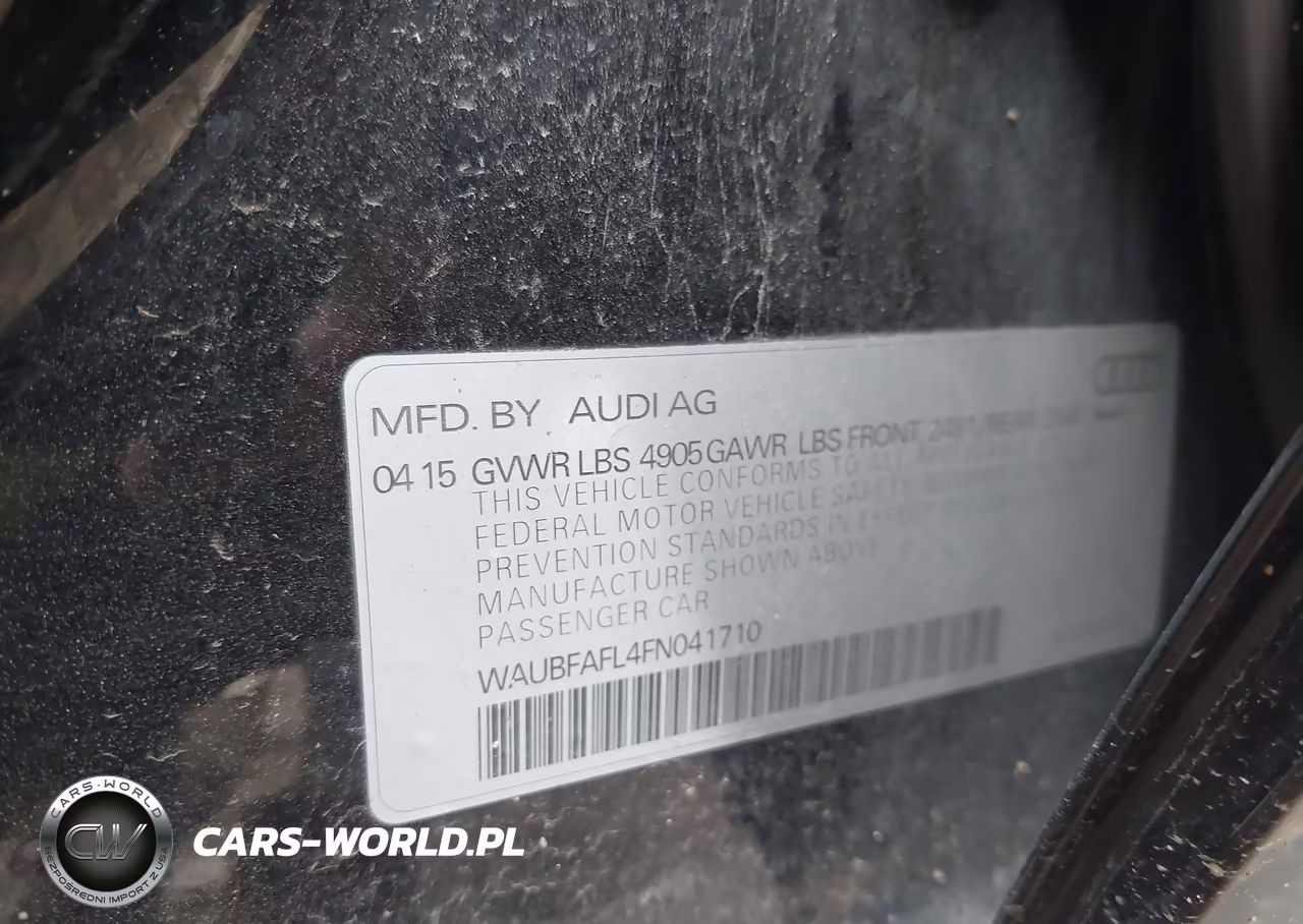 2015 Audi A4 2.0T Premium VIN:WAUBFAFL4FN041710 - 9