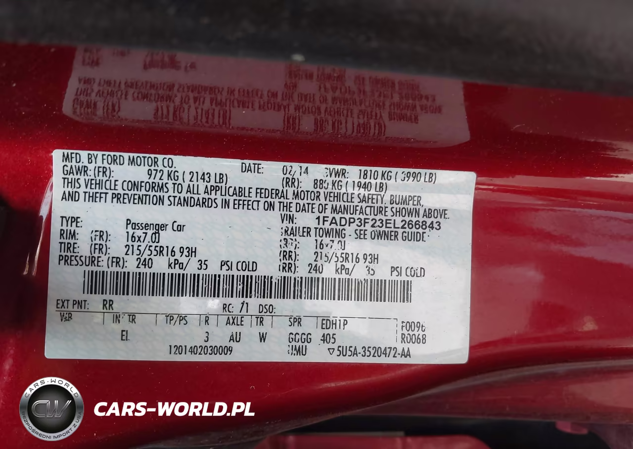 2014 Ford Focus Se VIN:1FADP3F23EL266843 - 9