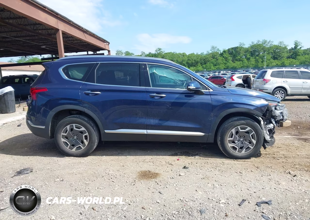 2023 Hyundai Santa Fe Hybrid Blue VIN:5NMS2DA14PH011109 - 14