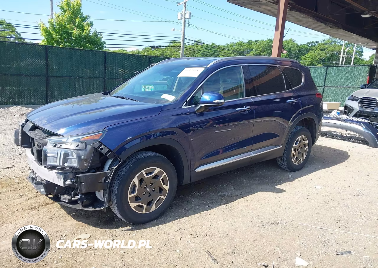 2023 Hyundai Santa Fe Hybrid Blue VIN:5NMS2DA14PH011109 - 2