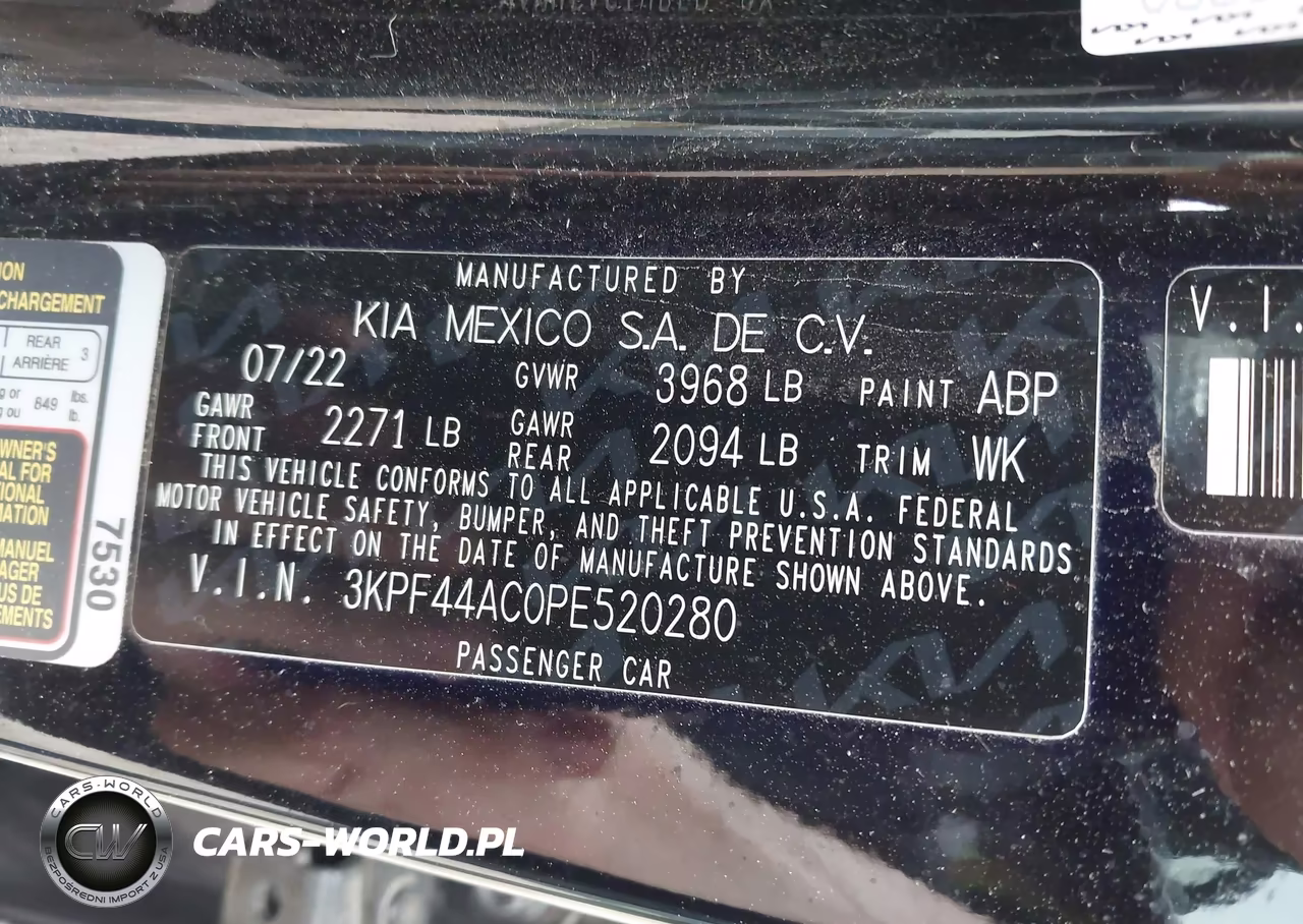 2023 Kia Forte Gt VIN:3KPF44AC0PE520280 - 9