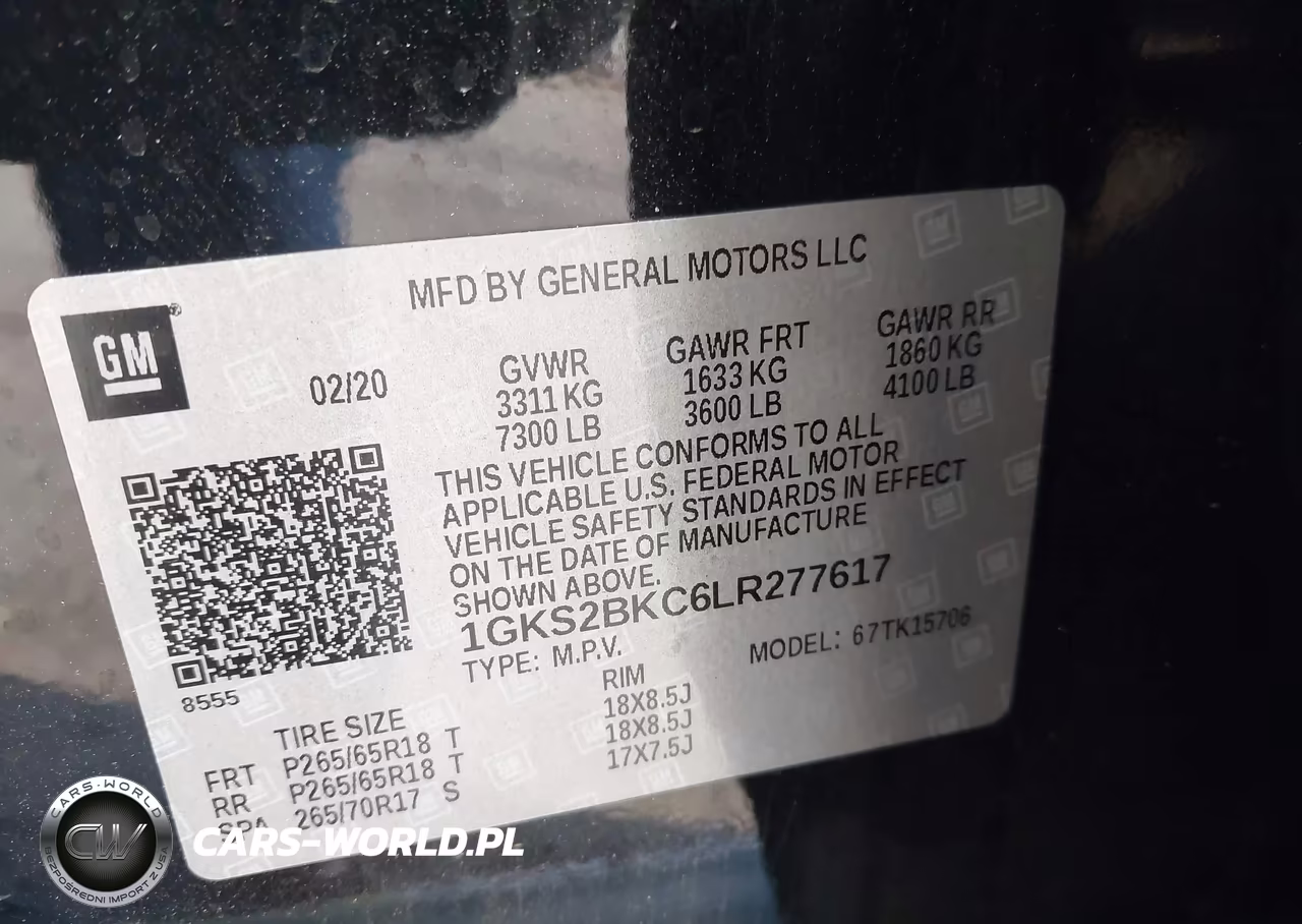 2020 GMC Yukon 4Wd Slt VIN:1GKS2BKC6LR277617 - 9