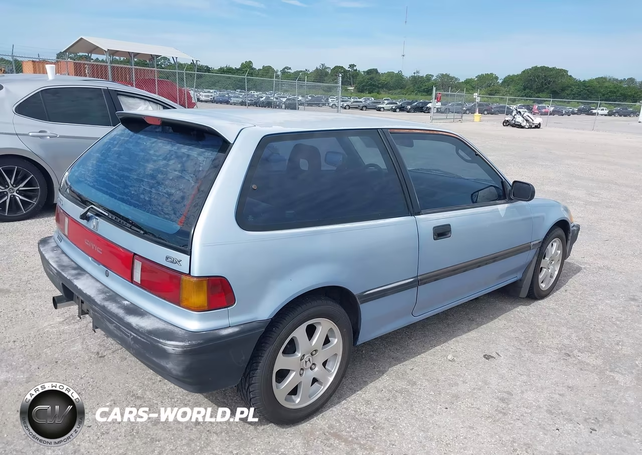 1989 Honda Civic Dx VIN:2HGED6355KH502345 - 4