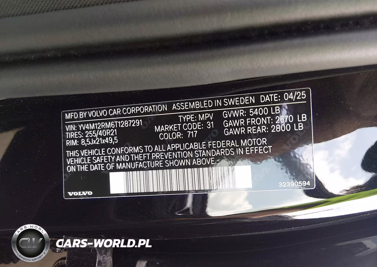 2026 Volvo Xc60 B5 Ultra VIN:YV4M12RM6T1287291 - 9