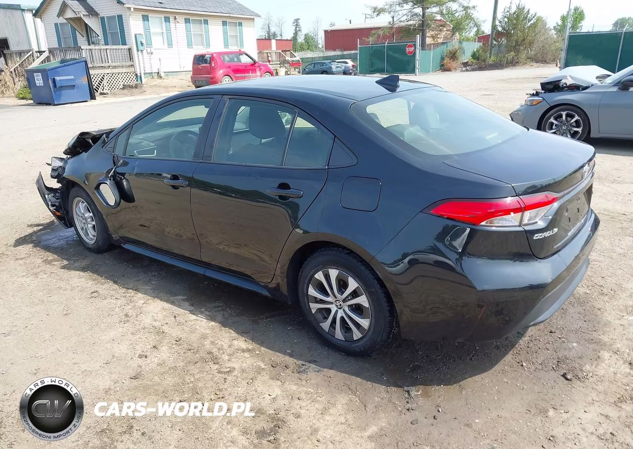 2022 Toyota Corolla Hybrid Le VIN:JTDEAMDE8NJ044216 - 3