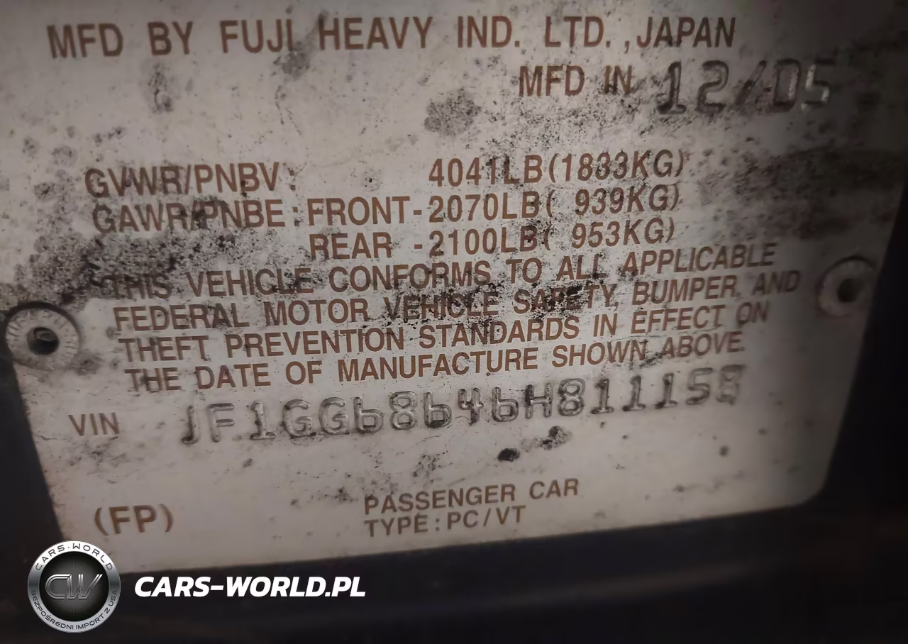 2006 Subaru Impreza Outback Sport VIN:JF1GG68646H811158 - 9