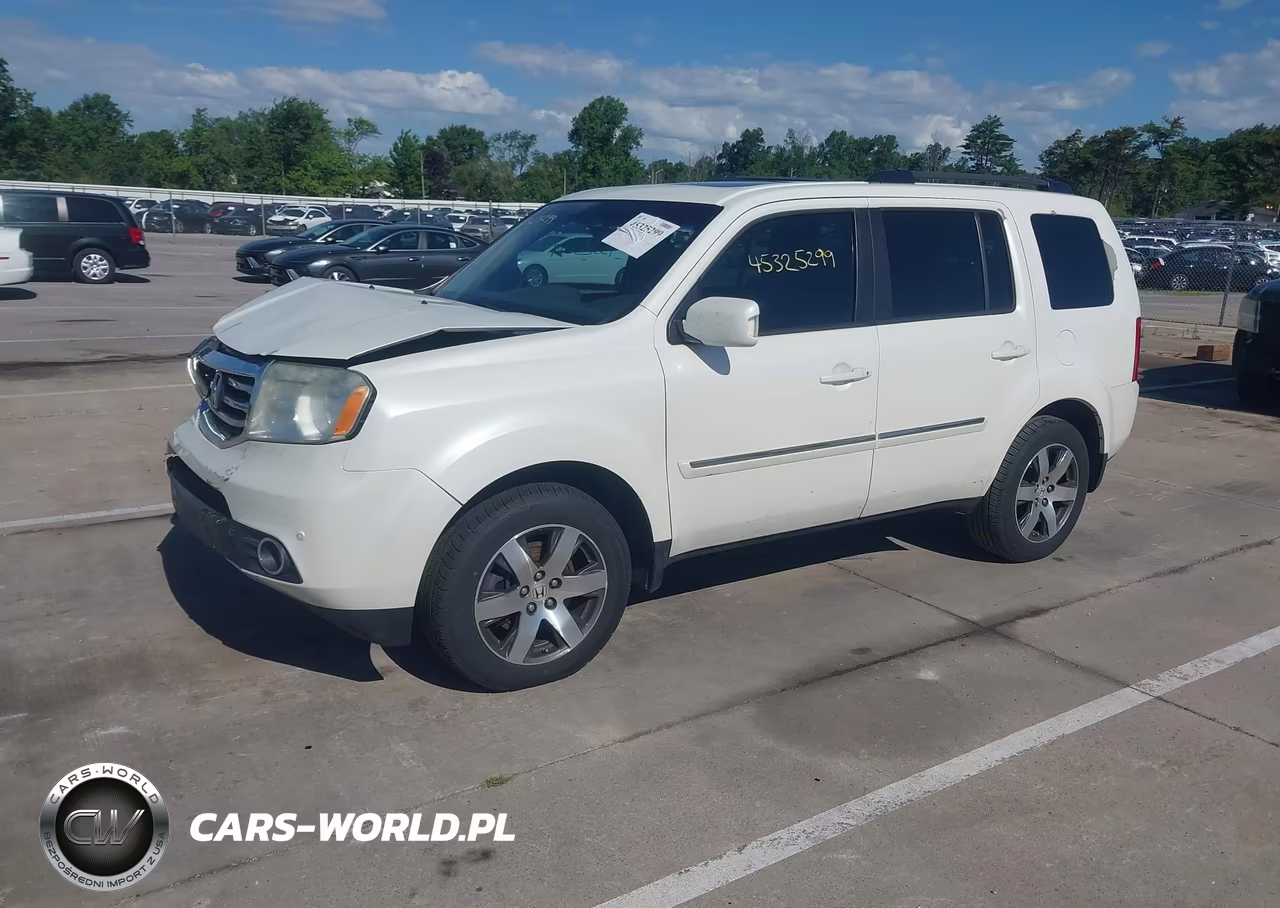 2013 Honda Pilot Touring VIN:5FNYF4H97DB019471 - 2
