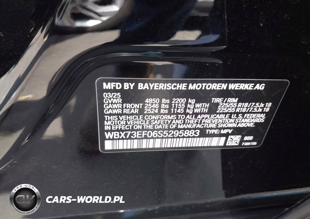 2025 BMW X1 xDrive28I VIN:WBX73EF06S5295883 - 9