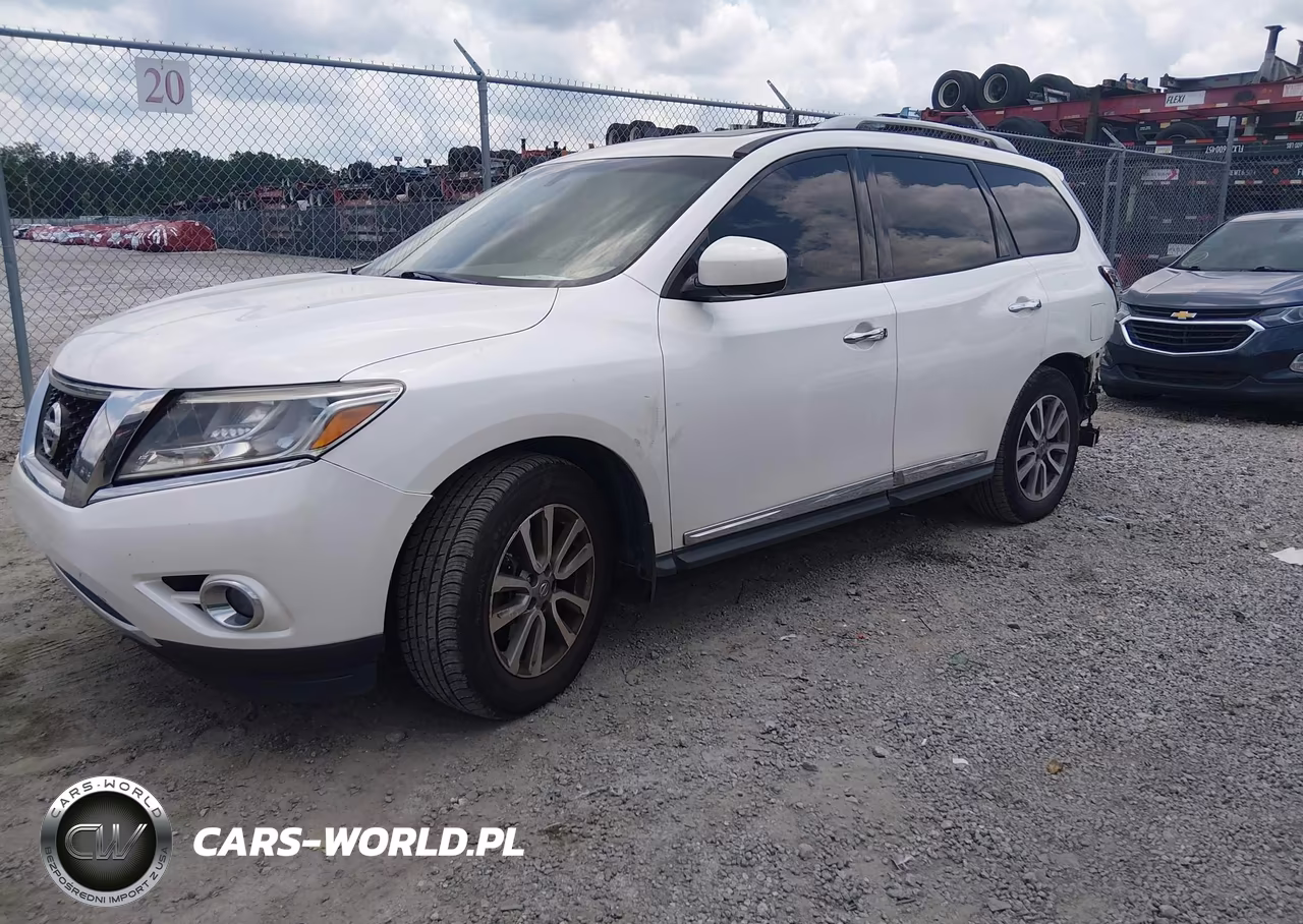 2015 Nissan Pathfinder Sl VIN:5N1AR2MN3FC707463 - 2