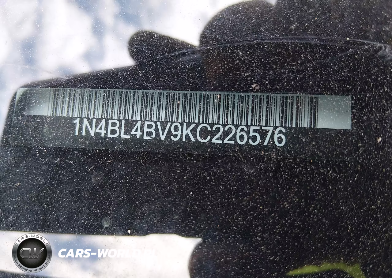 2019 Nissan Altima 2.5 S VIN:1N4BL4BV9KC226576 - 9
