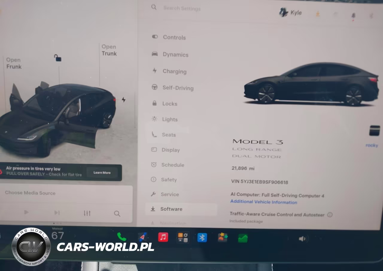 2025 Tesla Model 3 Long Range All-Wheel Drive VIN:5YJ3E1EB9SF906618 - 18