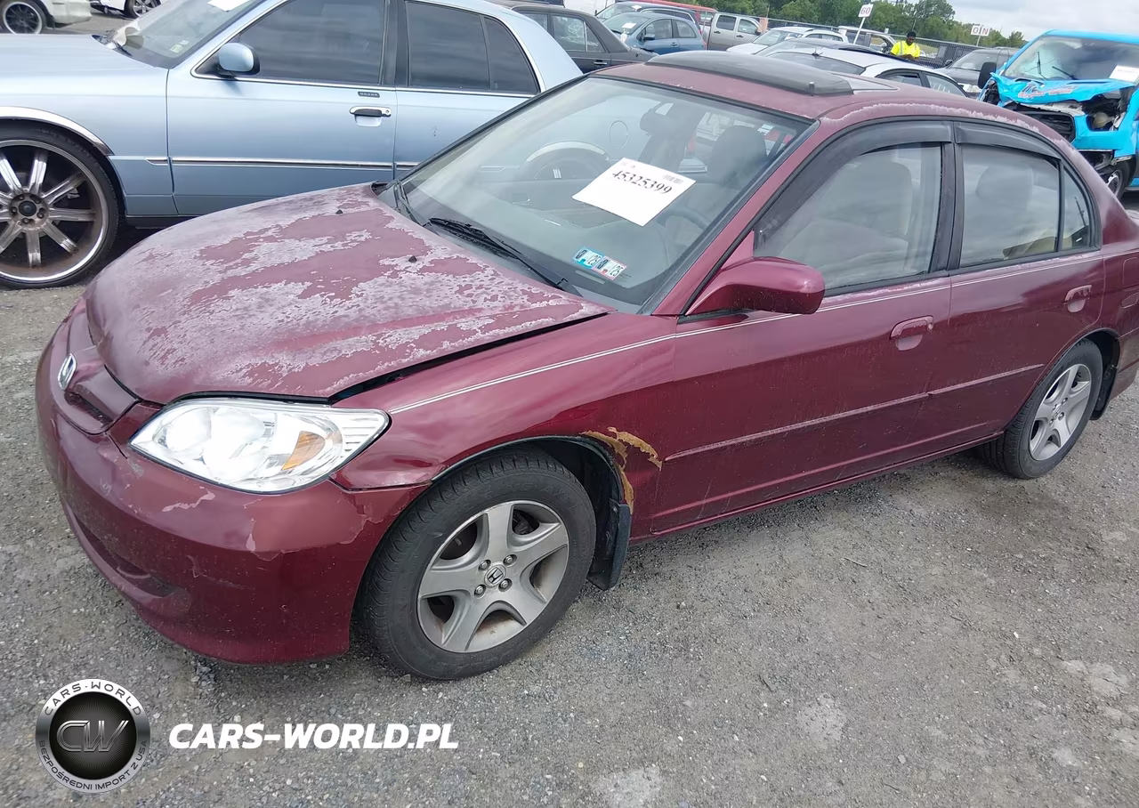 2004 Honda Civic Ex VIN:2HGES26744H569257 - 2