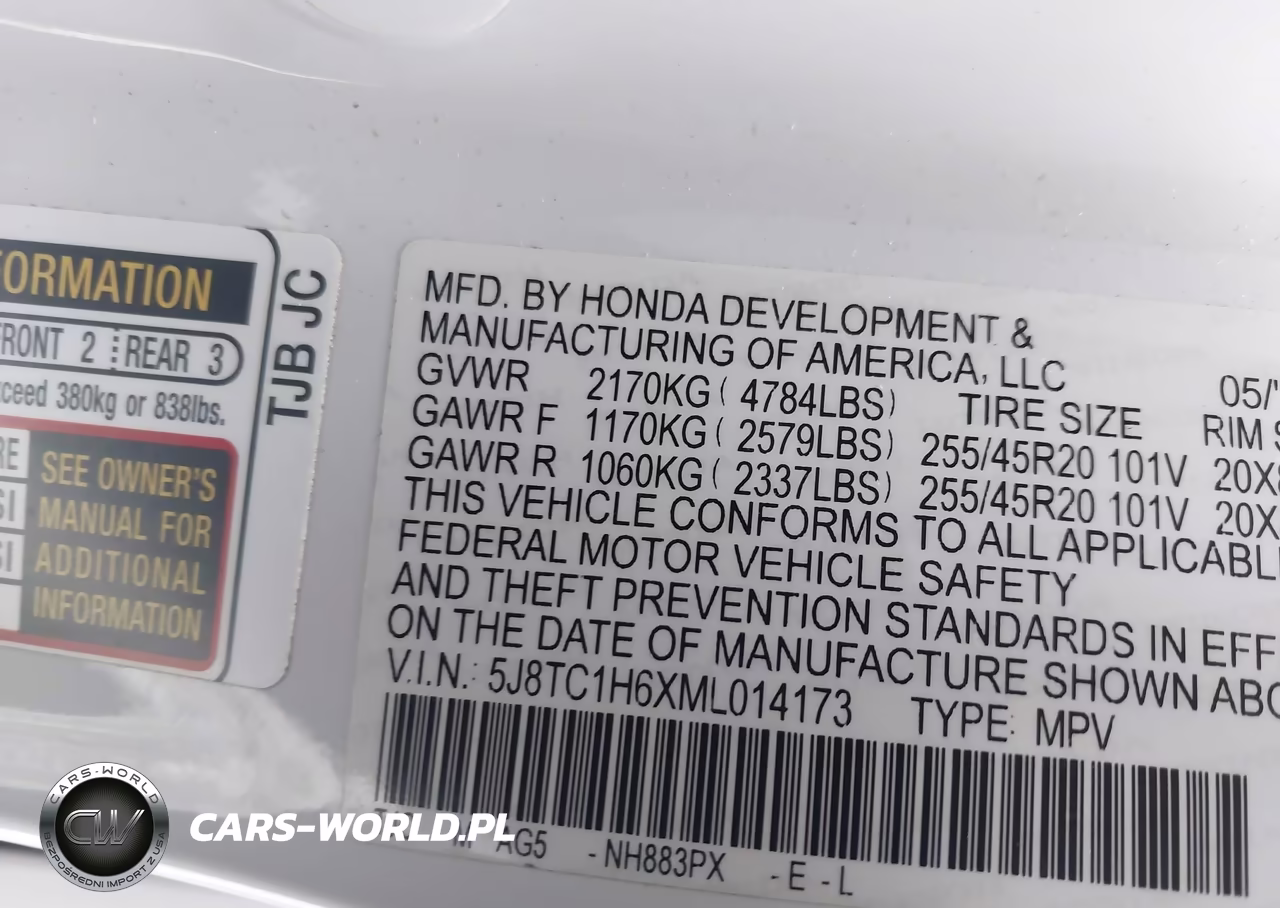 2021 Acura Rdx A-Spec Package VIN:5J8TC1H6XML014173 - 9