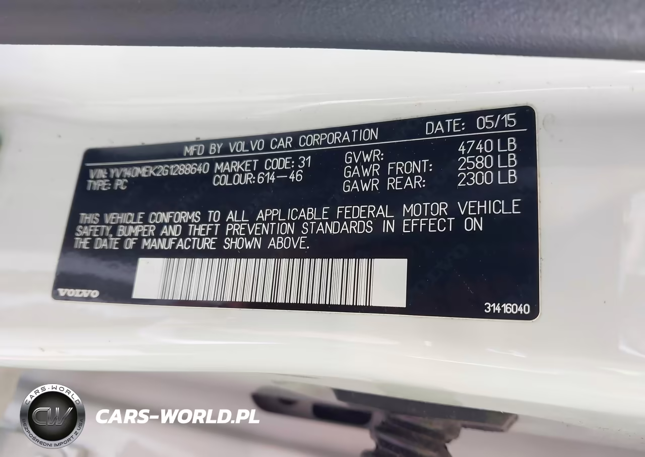 2016 Volvo V60 T5 Drive-E Premier VIN:YV140MEK2G1288640 - 9