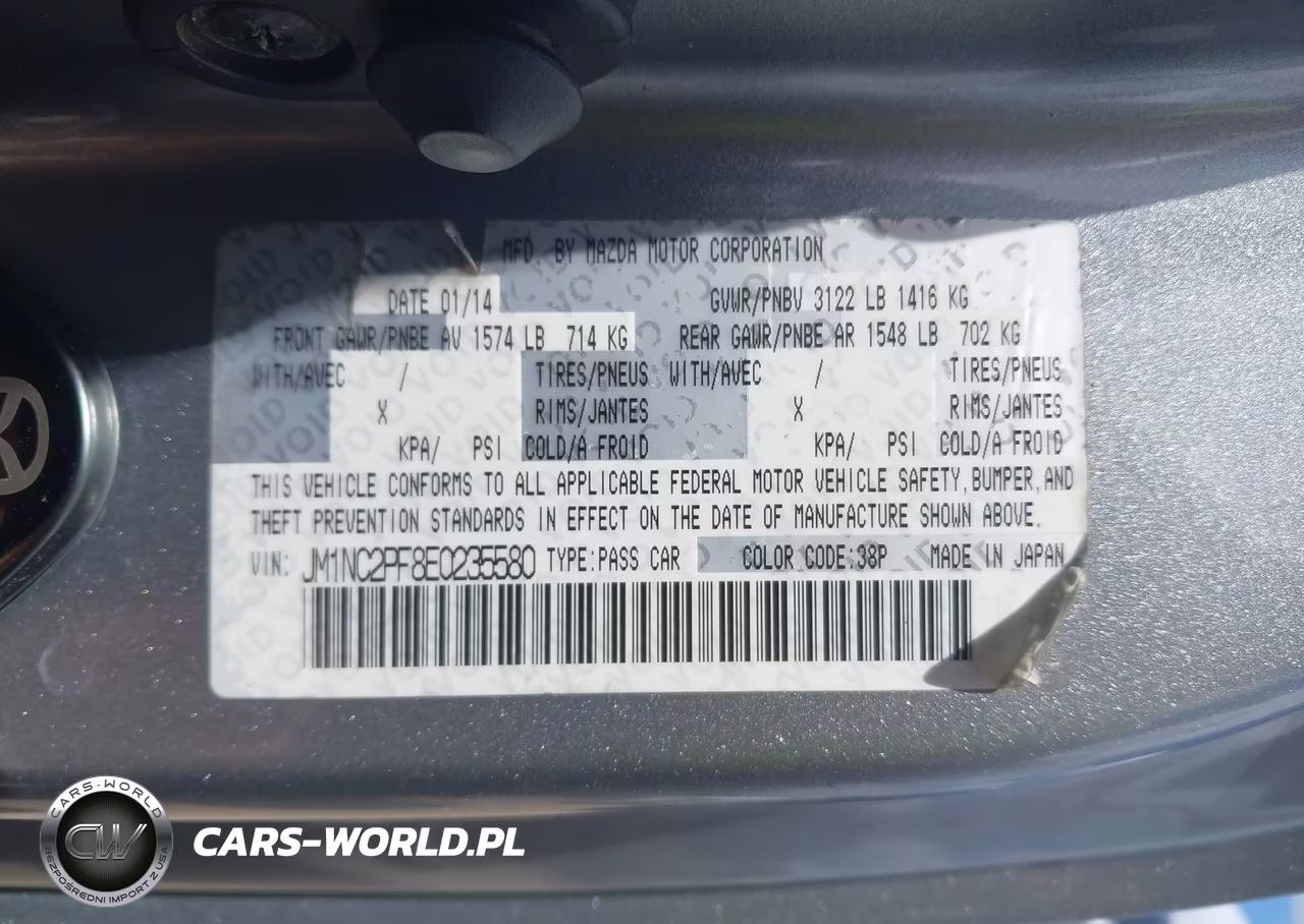 2014 Mazda Mx-5 Miata Grand Touring VIN:JM1NC2PF8E0235580 - 9