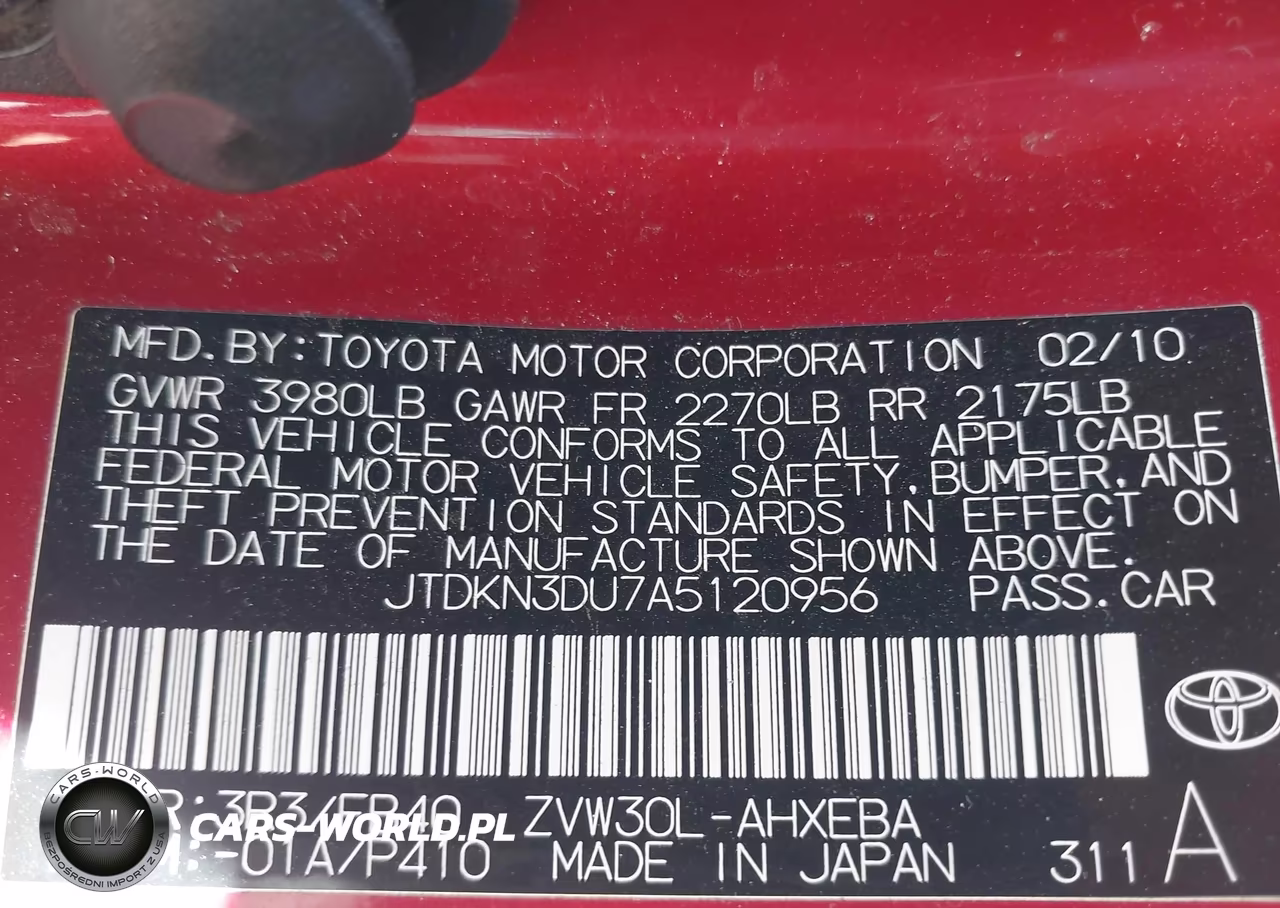 2010 Toyota Prius Ii VIN:JTDKN3DU7A5120956 - 9