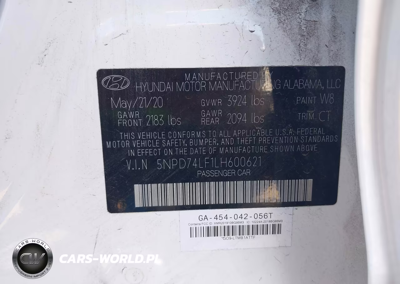 2020 Hyundai Elantra Se VIN:5NPD74LF1LH600621 - 9