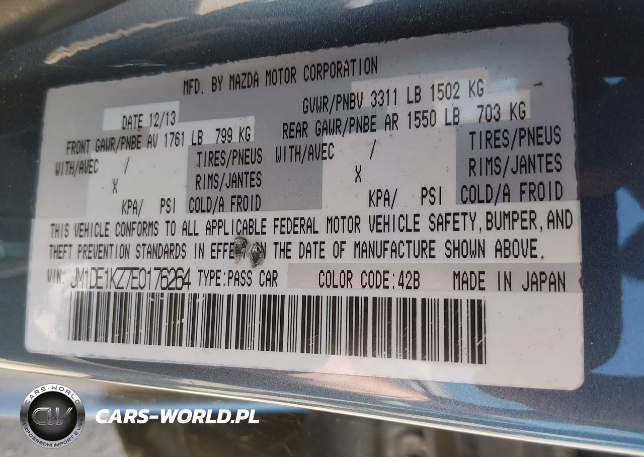 2014 Mazda Mazda2 Sport VIN:JM1DE1KZ7E0176264 - 9