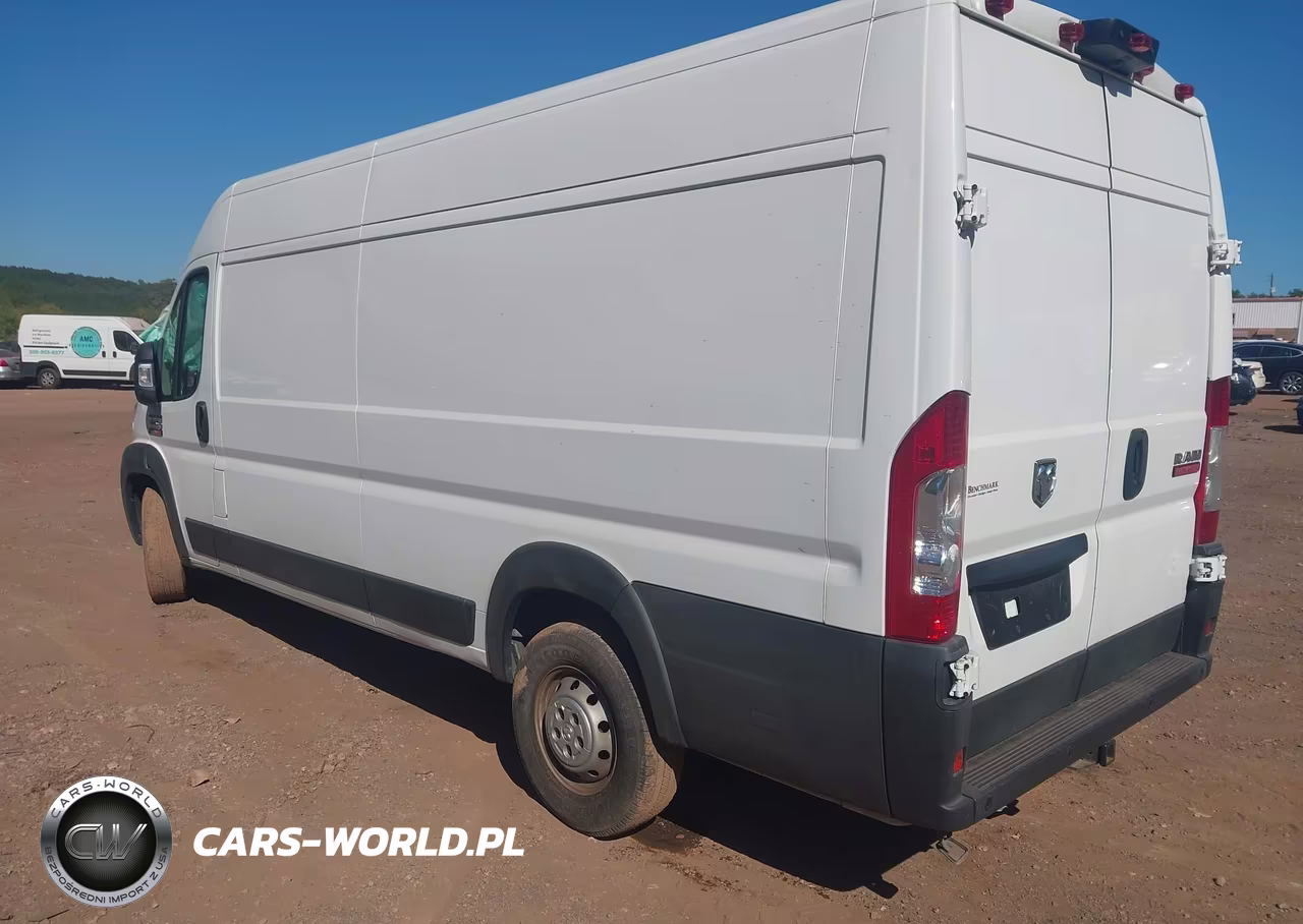 2019 Ram Promaster 3500 Cargo Van High Roof 159 Wb Ext VIN:3C6URVJG2KE545313 - 3