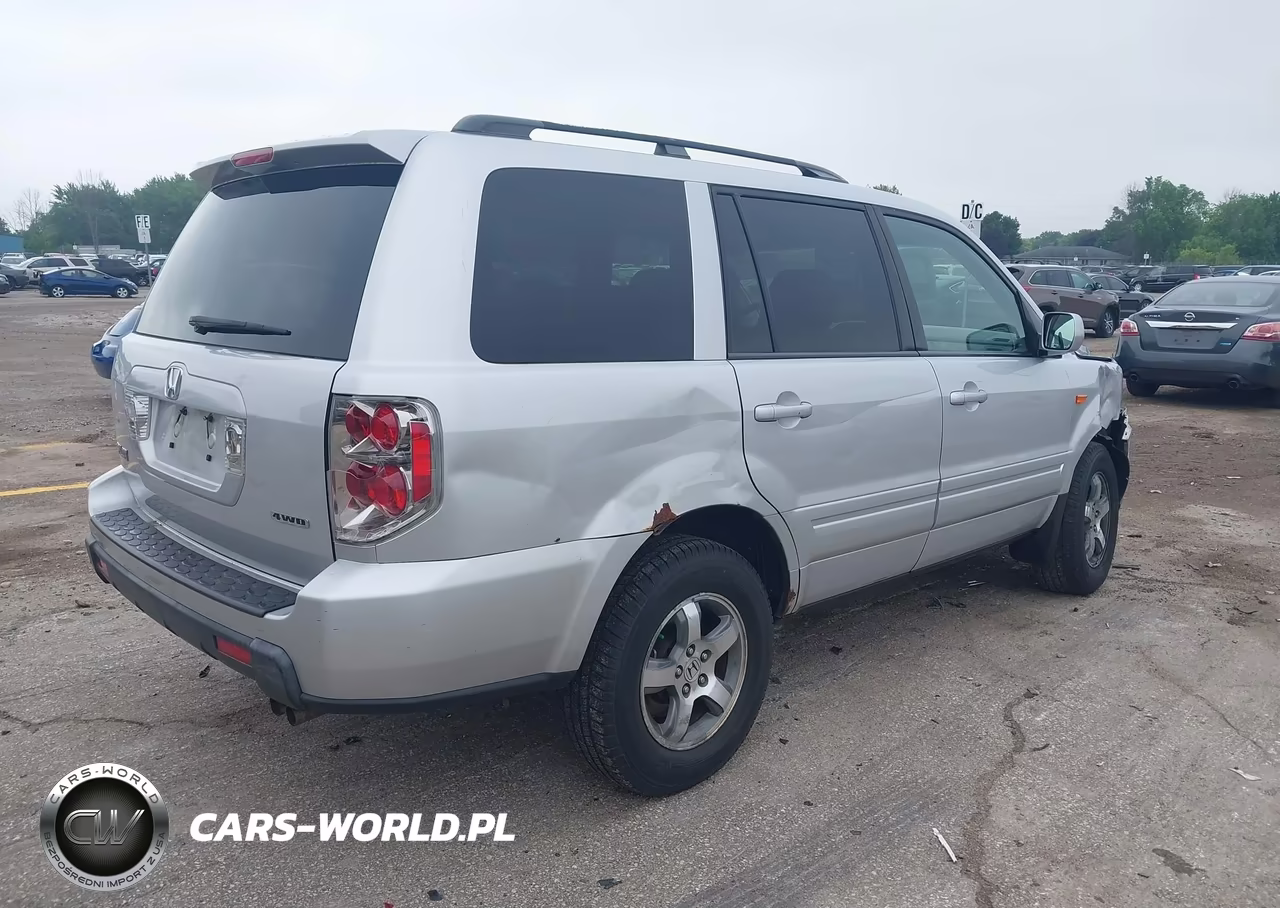 2008 Honda Pilot Se VIN:5FNYF18308B052277 - 4