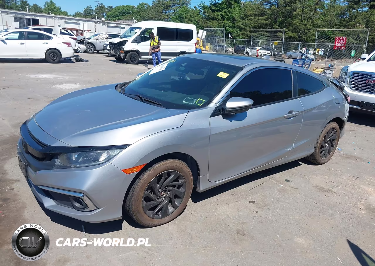 2020 Honda Civic Ex VIN:2HGFC3B38LH352593 - 2