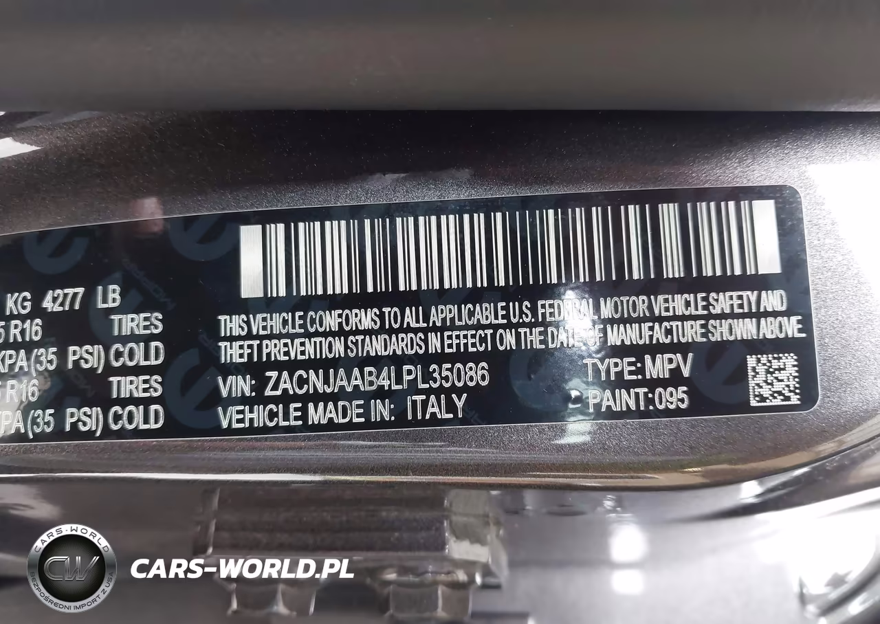 2020 Jeep Renegade Sport Fwd VIN:ZACNJAAB4LPL35086 - 9