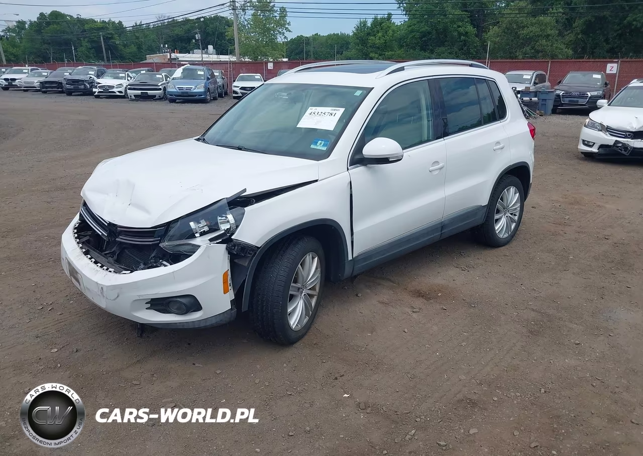 2012 Volkswagen Tiguan Se VIN:WVGBV7AX0CW596139 - 2