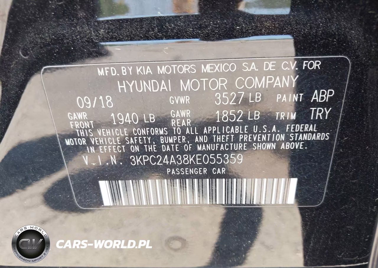 2019 Hyundai Accent Se VIN:3KPC24A38KE055359 - 9